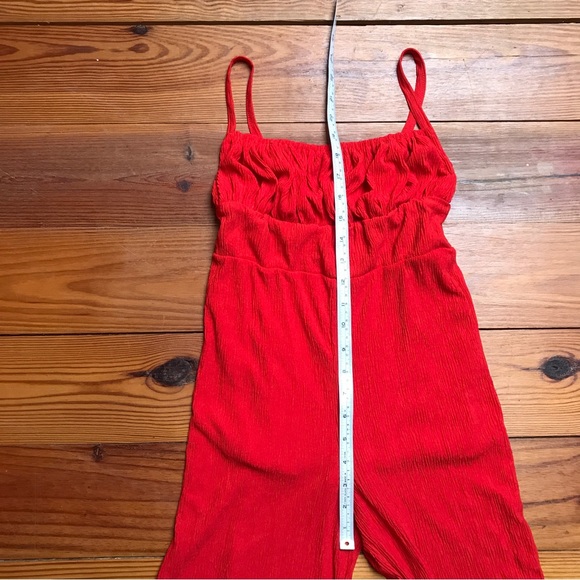 Urban Outfitters Red Orange Jumpsuit, EUC, XS/S - Picture 8 of 11